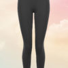 Womens Core Charcoal Grey Gym Leggings Front