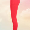 Womens Core Hot Coral Gym Leggings Side