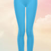 Womens Core Turquoise Gym Leggings Front