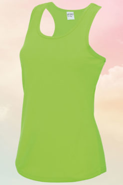 Womens Electric Green Cool Vest