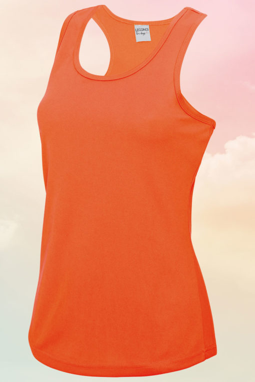 Women's Electric Orange Cool Vest