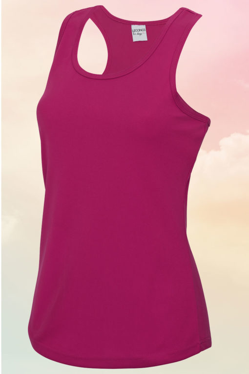 Womens Hot Pink Cool Vest