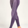 Women's Seamless 3D Fit Multi-Sport Sculpt Purple Leggings Side